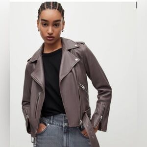 ALLSAINTS
Balfern Leather Biker Jacket US size 12